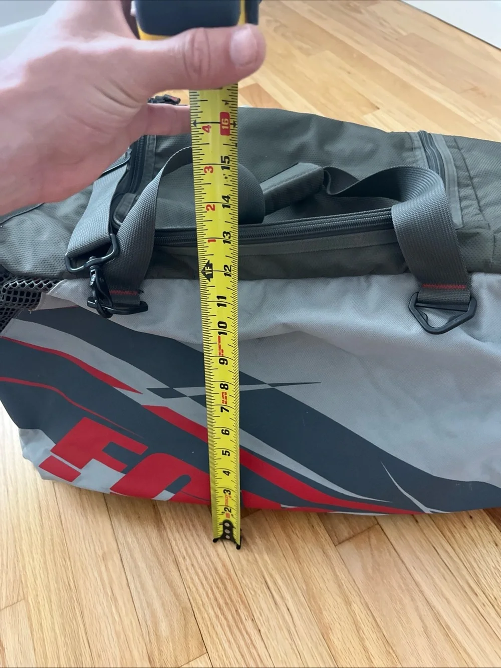 Fox Racing Motocross Canvas Duffle Bag Large With Straps ~27in X 12in X 13in
